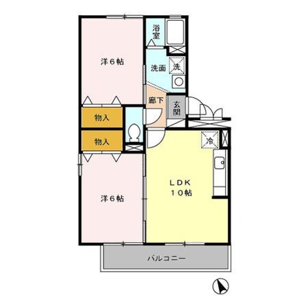 ファミール豊田の物件間取画像